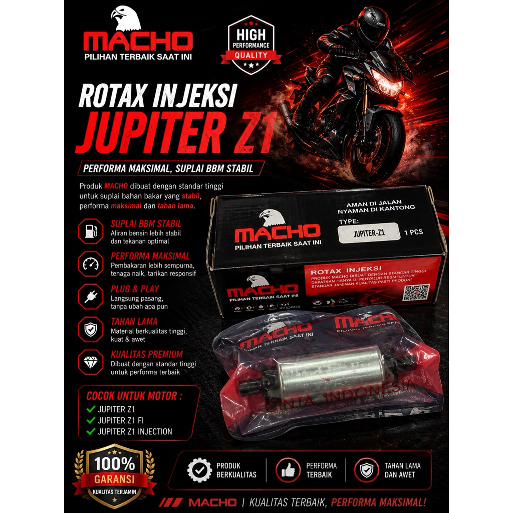 Rotak / Dinamo Fuel Pump Motor Jupiter Z1 Macho