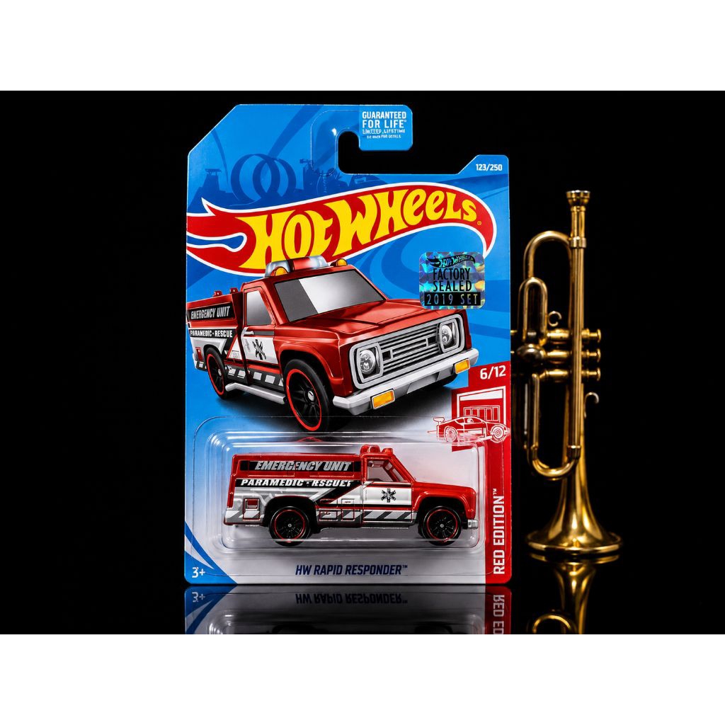 Hot Wheels Rapid Responder red edition factory sealed HOTWHEELS RED EDITION