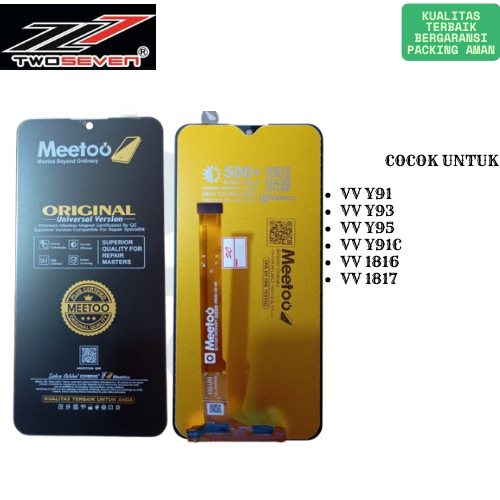 Meetoo Lcd Vivo Y91 / Y91C / Y93 / Y95 / 1816 / 1817 Touchscreen Kualitas Terbaik