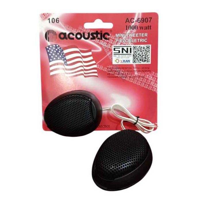 (CAR) ACOUSTIC AC-6907 106 TWEETER AUDIO MOBIL SEPASANG