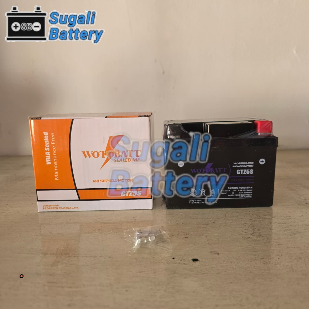 Aki Motor Beat Karbu Fi, Scoopy Karbu Fi, Vario 110 GTZ5S MF Aki Kering