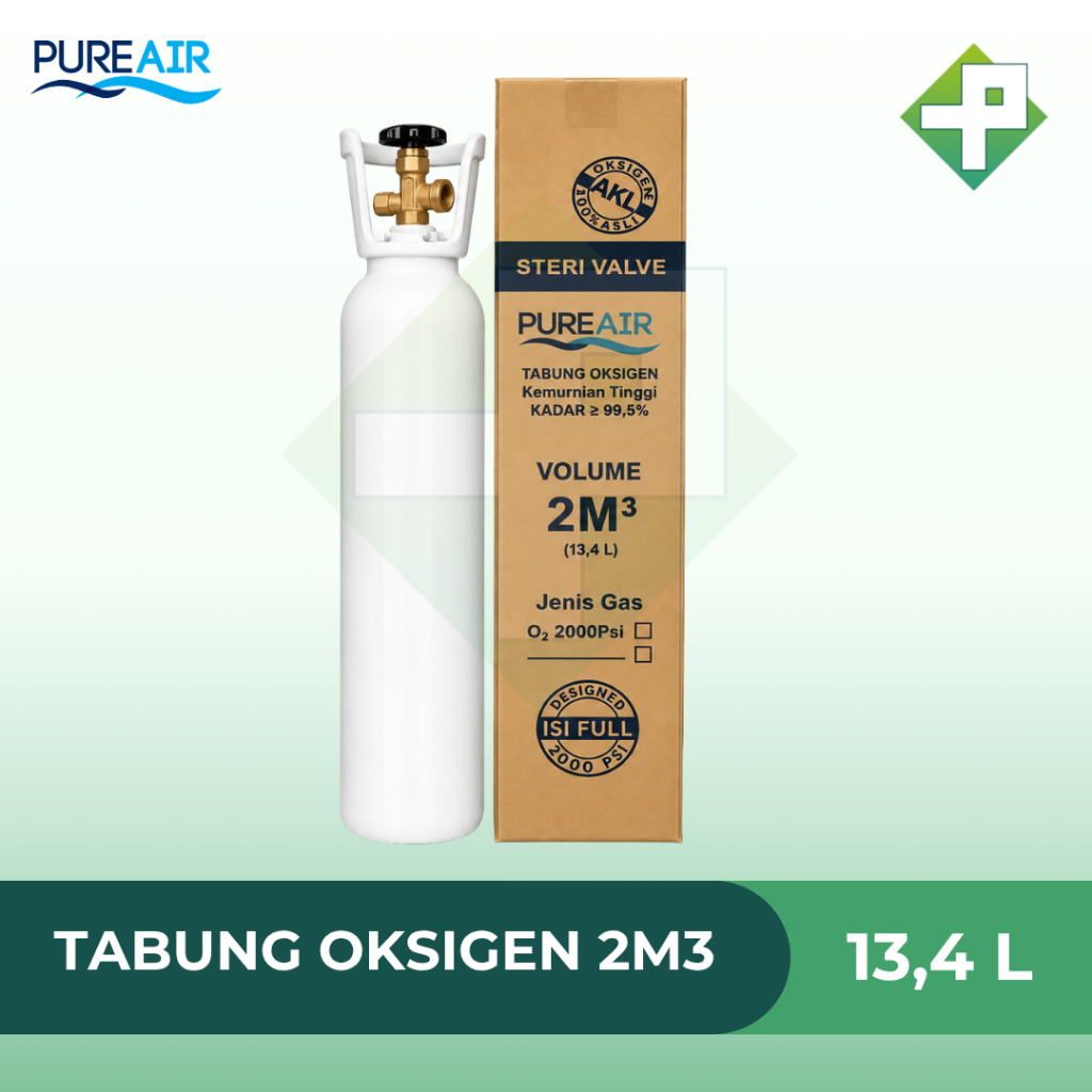 Pure Air - Tabung Oksigen + Isi 2m3 | PENTALOGY