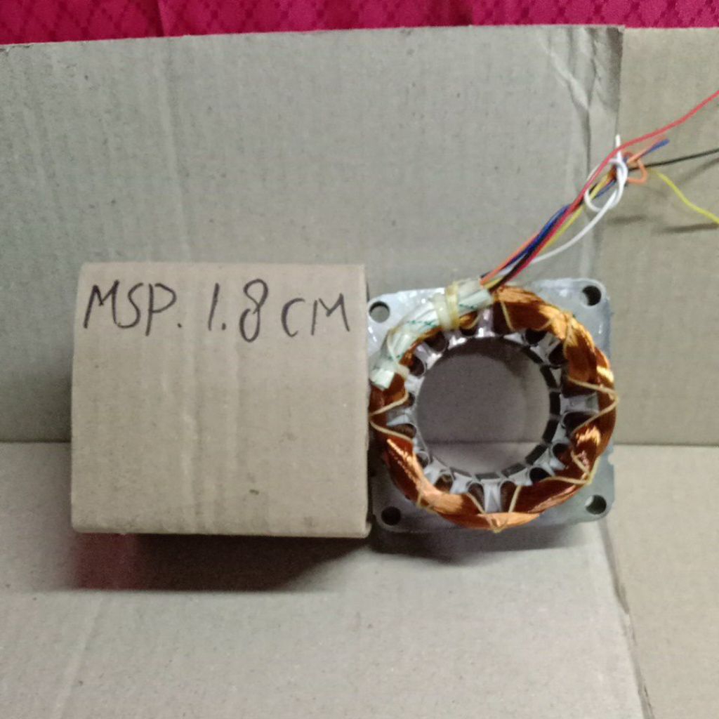 spull+fuse (sekring)kipas angin Maspion 1,8cm, tembaga murni