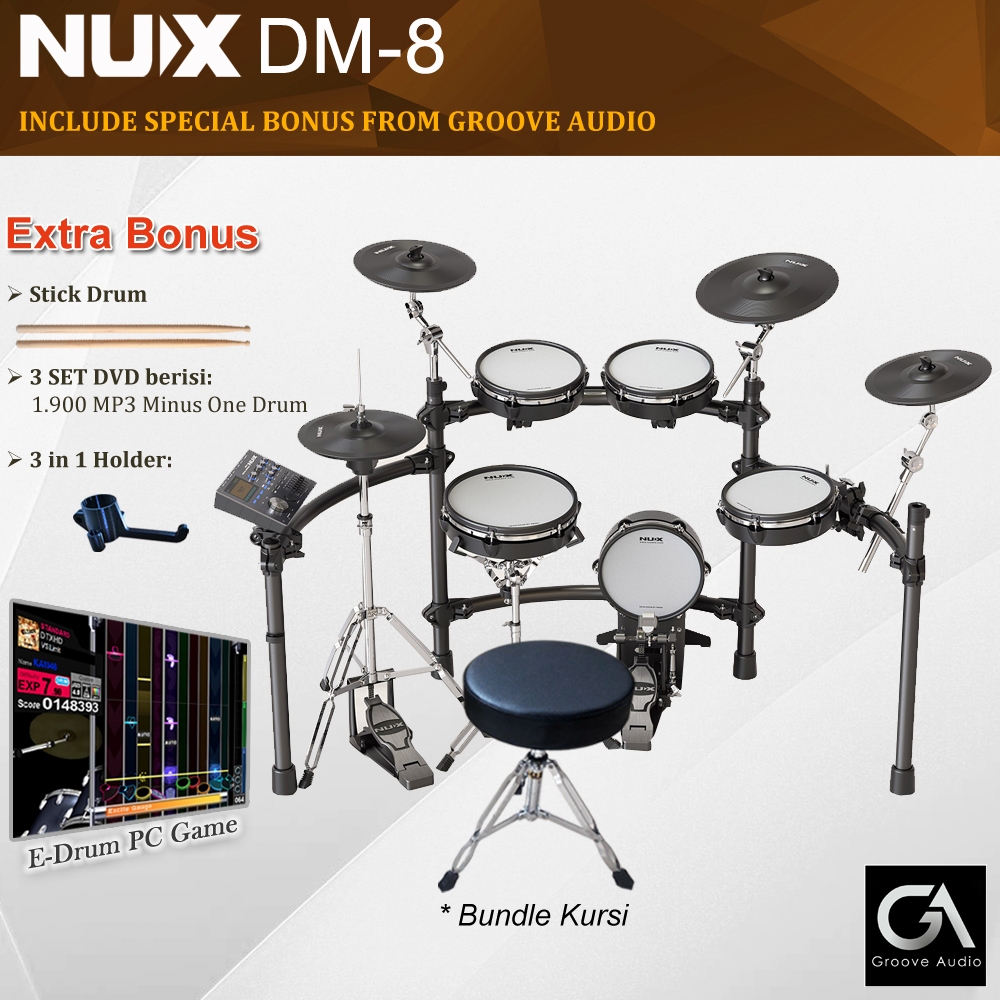 NUX DM8 Drum Elektrik / DM 8 / DM-8 Electric Drum