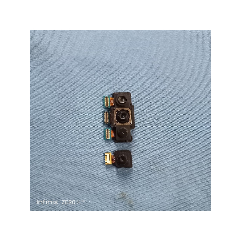 CAMERA KAMERA BELAKANG SATU SET SAMSUNG GALAXY A21S BERFUNGSI NORMAL ASLI ORIGINAL COPOTAN BERGARANS