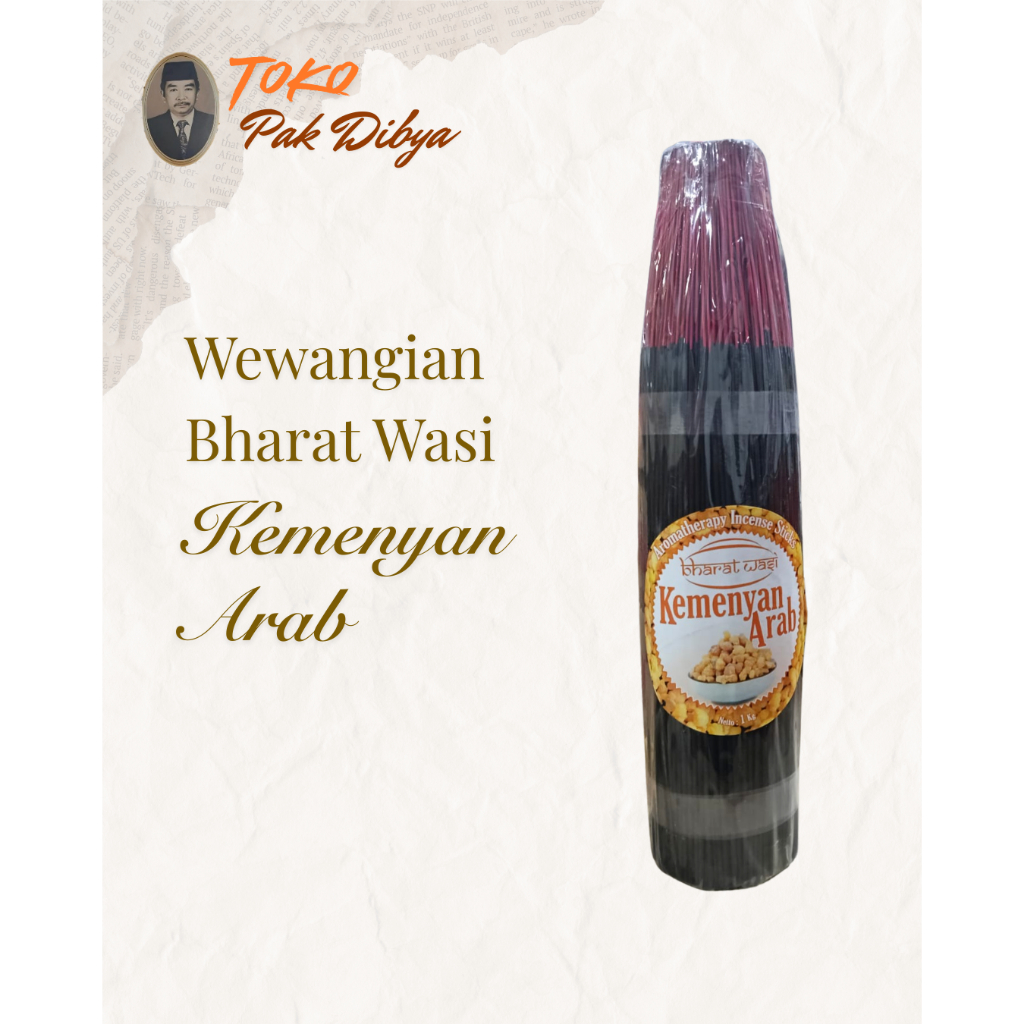 Wewangian Kemenyan Arab Warna Hitam Kemasan 1Kg Dari Bharat Wasi