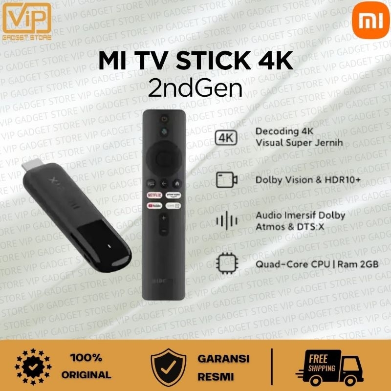 XIAOMI TV STICK 4K GENERASI 2