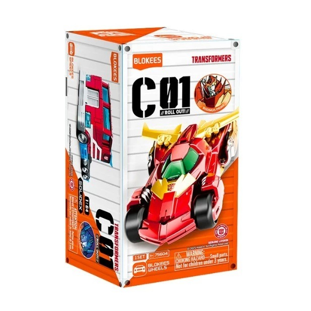 Blokees Wheels Transformers C01 Auto Prime Blind Box Optimus Prime Optimus Prime Hologram Edition Ro