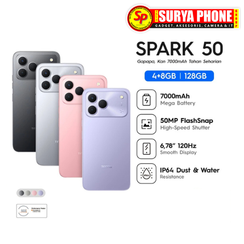 TECNO SPARK 50 RAM 4GB / 128GB
