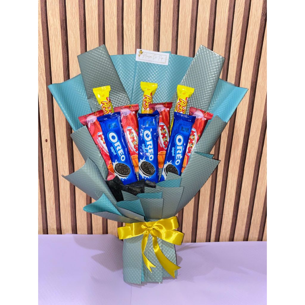[READY] BUKET MAKANAN | SNACK BOUQUET | BUKET SNACK | BOUQUET SNACK (INSTAN / SAMEDAY)