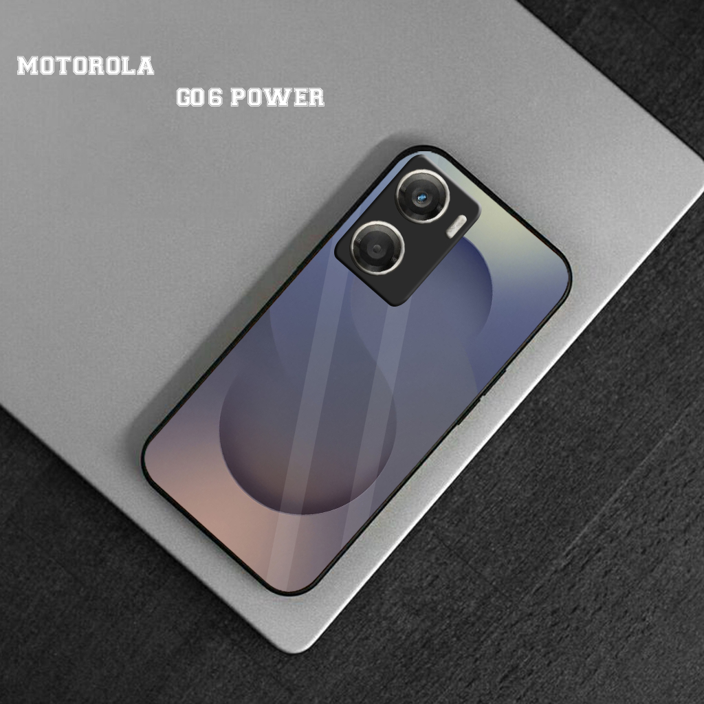Case Glass Akrilik For MOTOROLA G06 POWER- case hp - case akrilik MOTOROLA G06 POWER  - Casing Handp