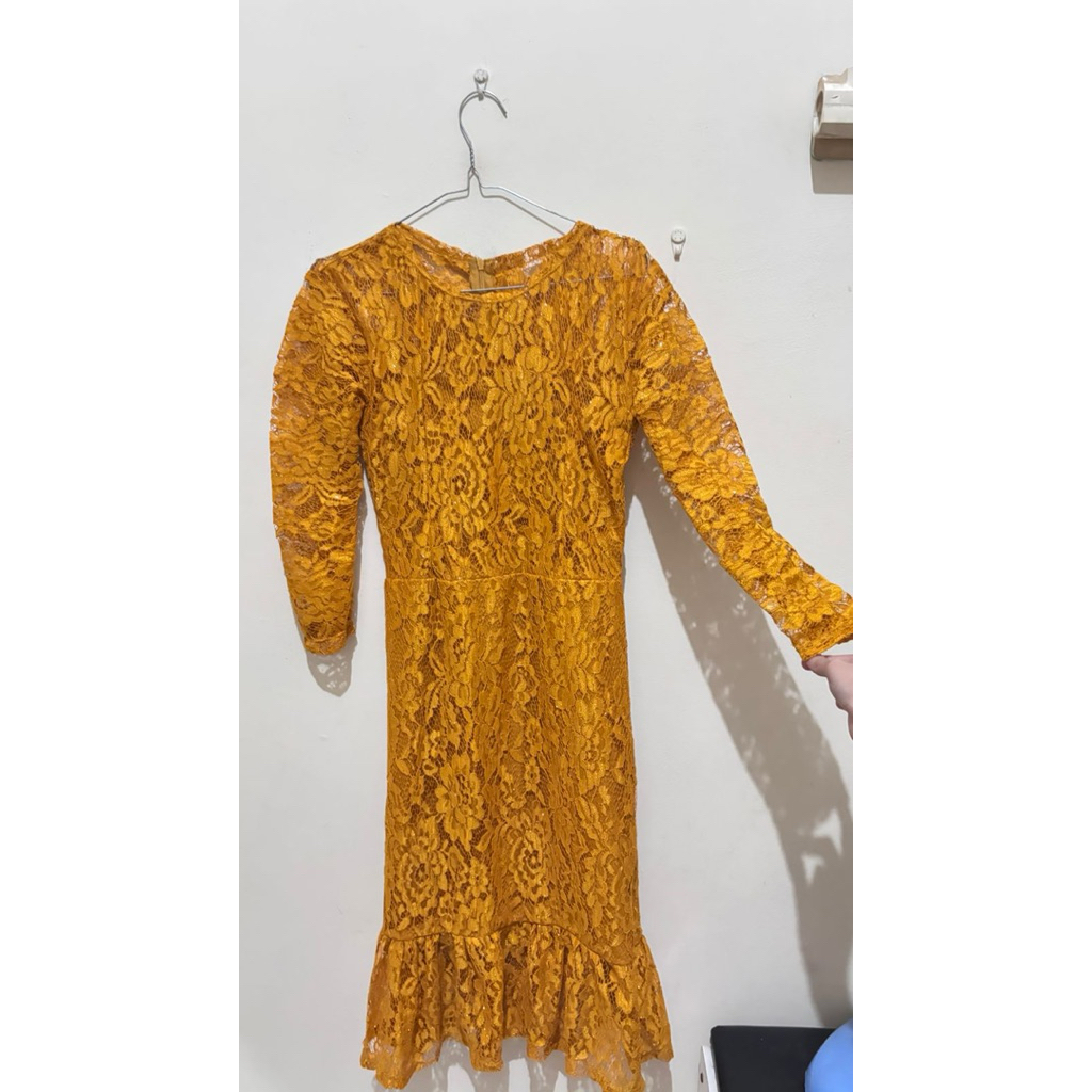(preloved) dress brokat