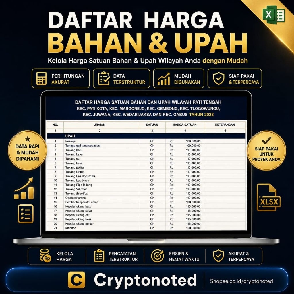 kumpulan AHSP terlengkap semua daerah format excel
