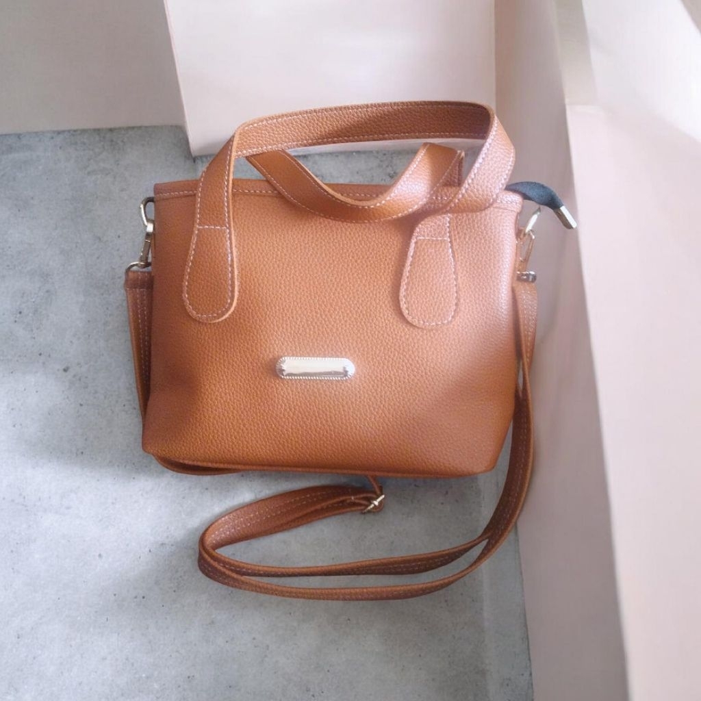 Tas Selempang Wanita Tas Jinjing - Cantik Elegan Merah Bata