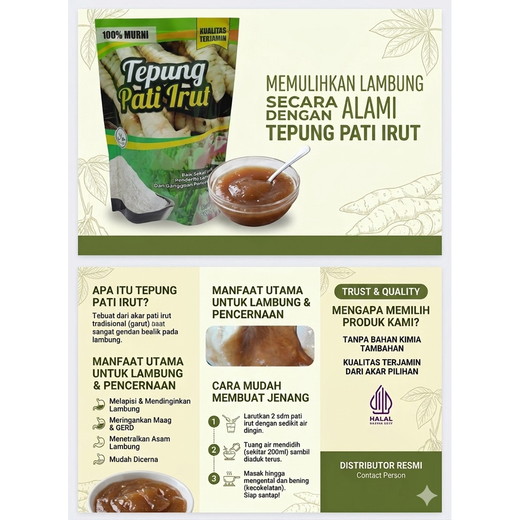 TEPUNG PATI IRUT ASLI