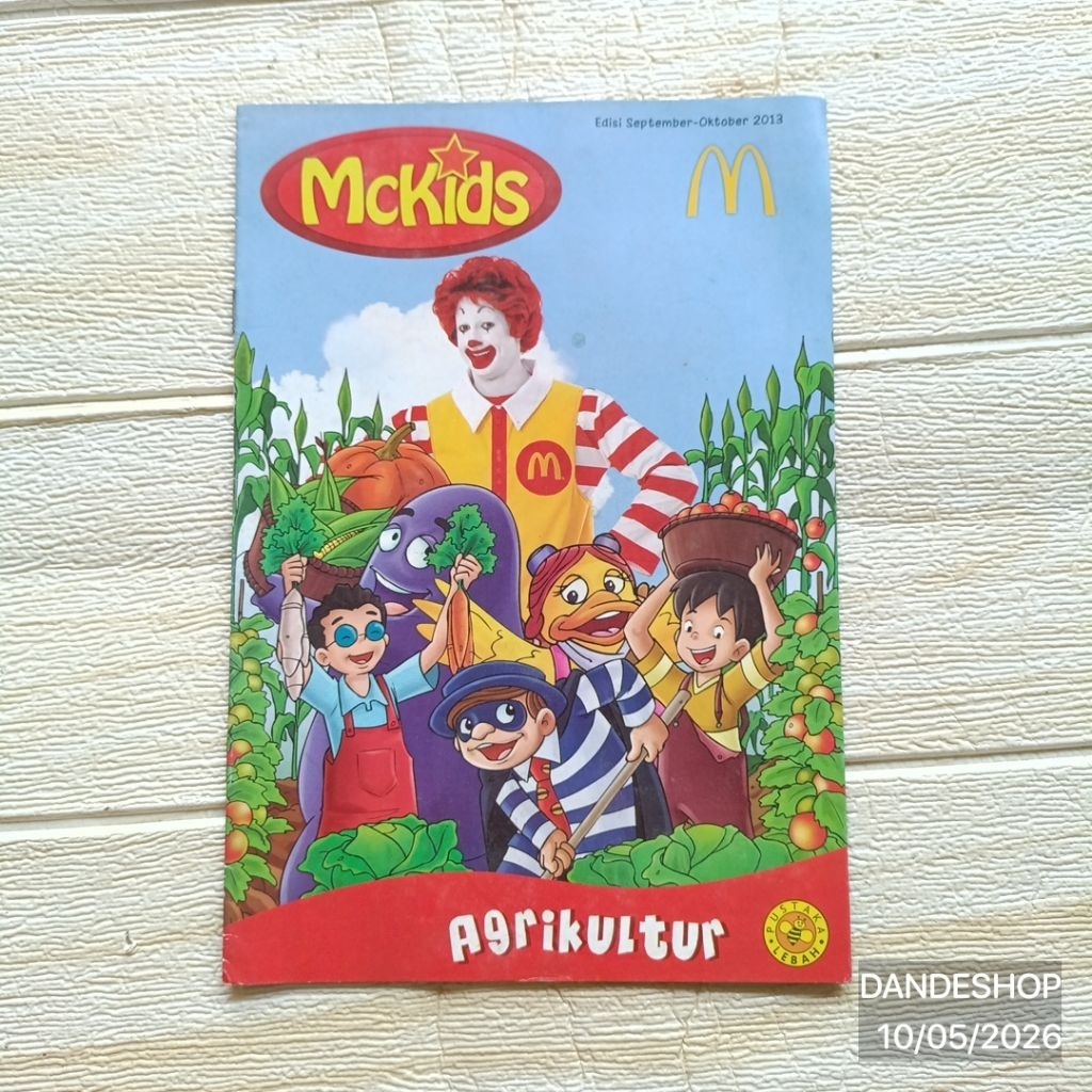 McKids Sep-Okt 2013 Agrikultur - Buku Cerita Anak Bekas Preloved Mc Kids McDonalds Happy Meal