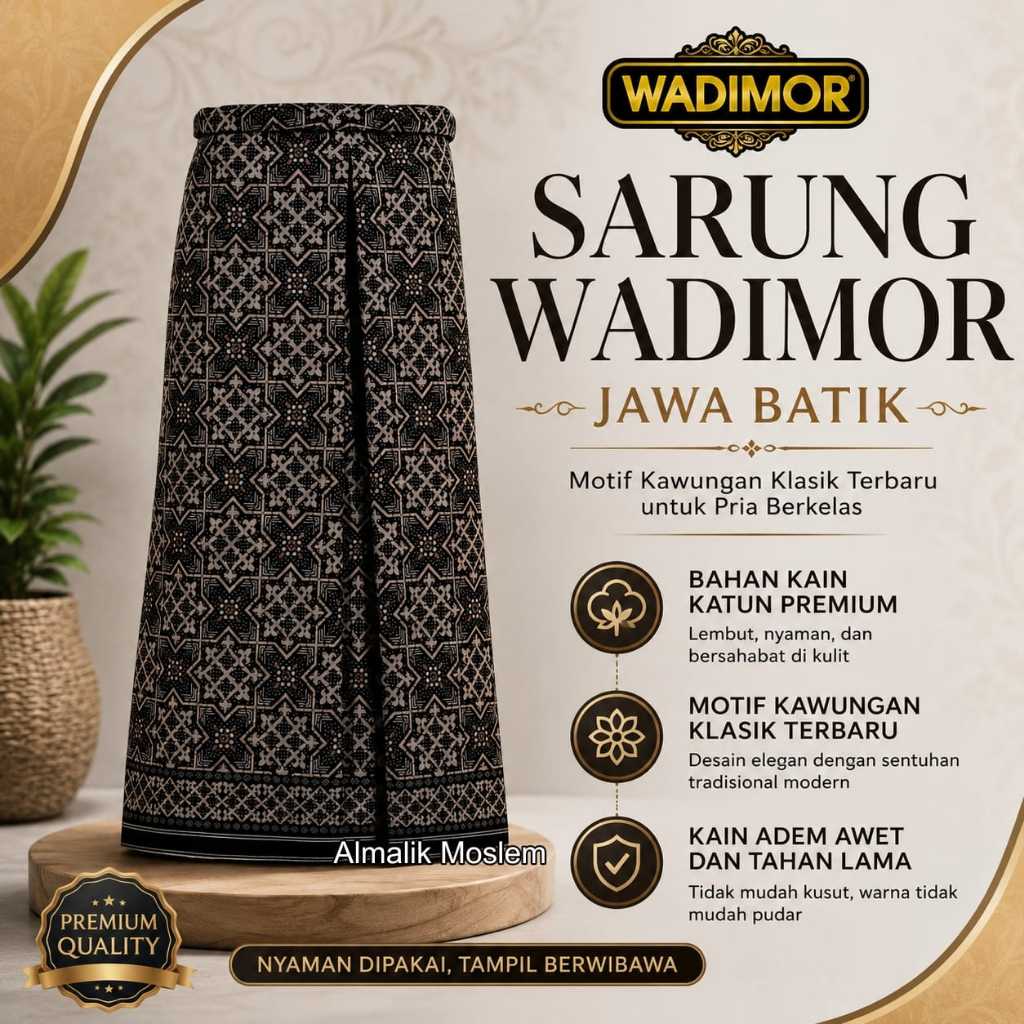 Sarung Wadimor Jawa Batik Kain sarung batik series mewah dan elegan sarung batik gus masterized terb
