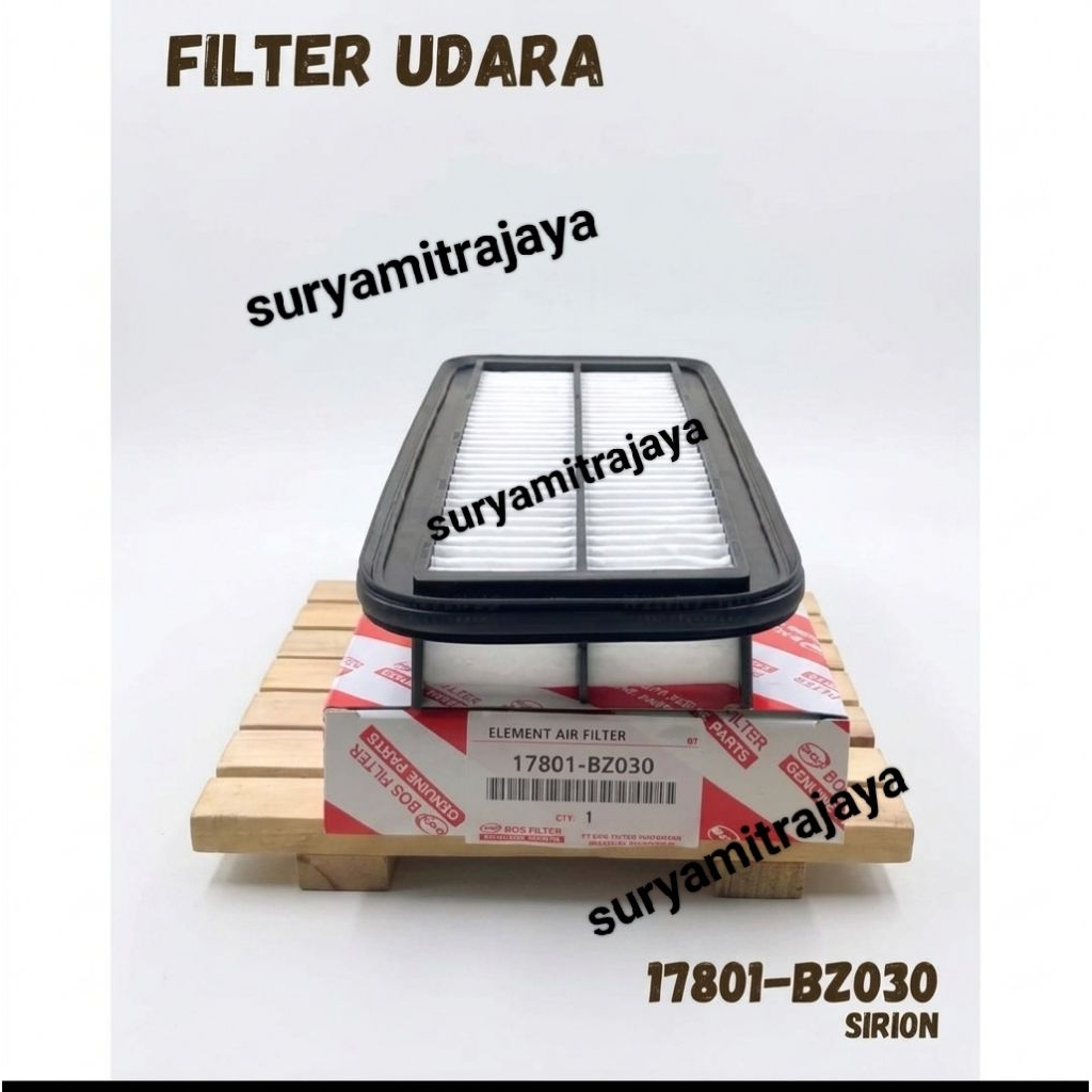 FILTER UDARA (Filter Udara Mobil) – DAIHATSU SIRION – F BZ030 / 17801-BZ030