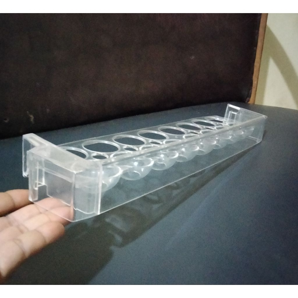 Rak Telur Pintu Kulkas LG 1 Pintu Original Copotan Muat 14 Butir 41cm