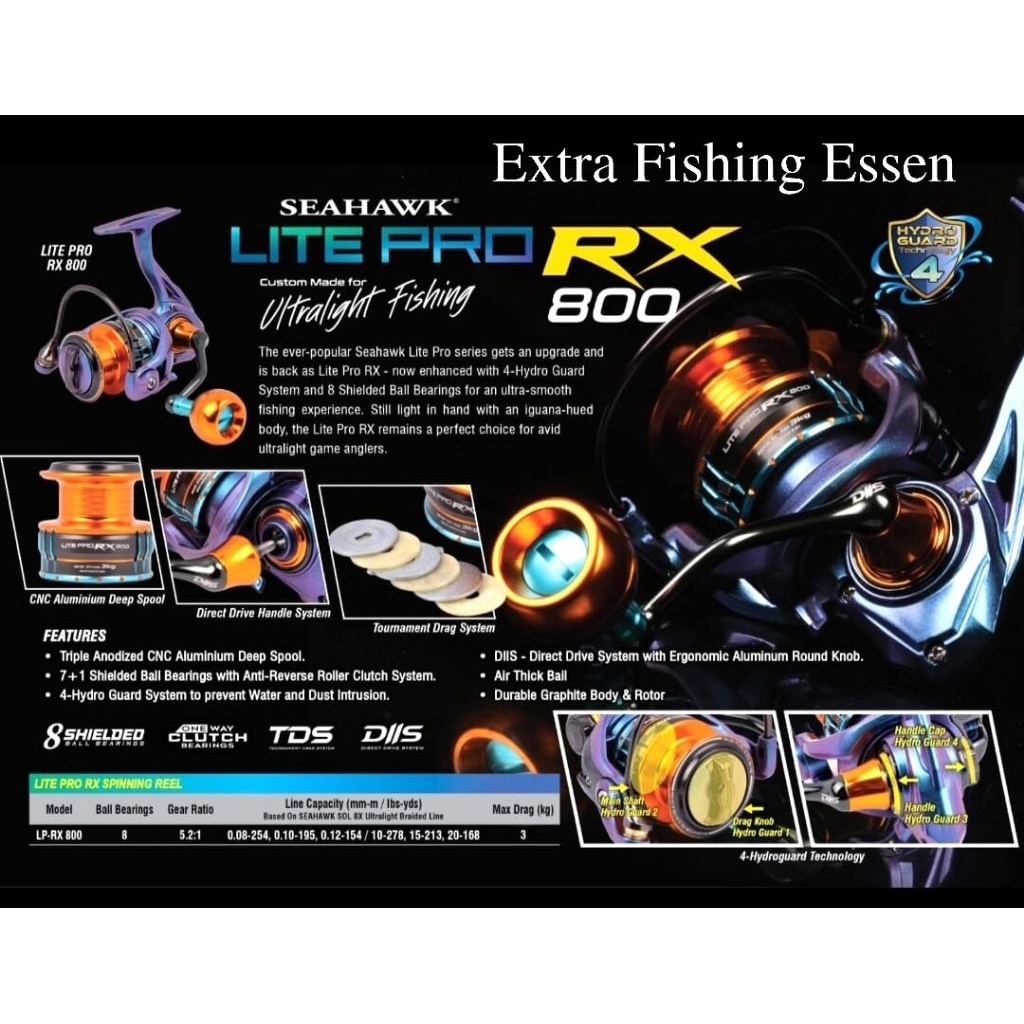Reel Seahawk Lite Pro Rx 800