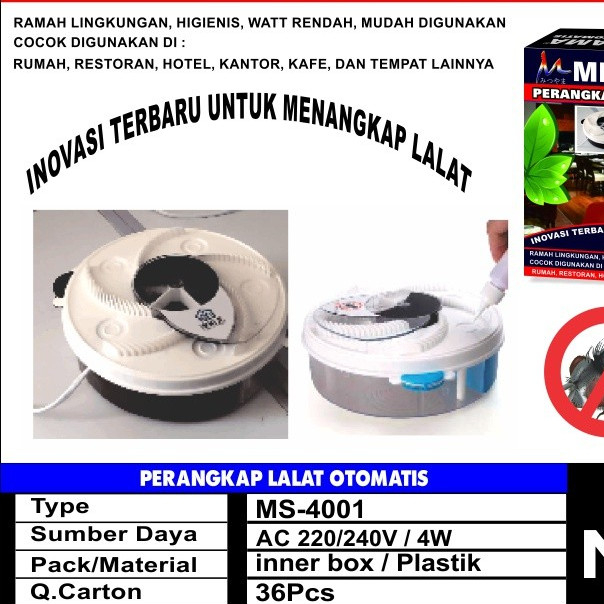 Perangkap Lalat Otomatis / Jebakan Menangkap Lalat Mitsuyama MS-4001