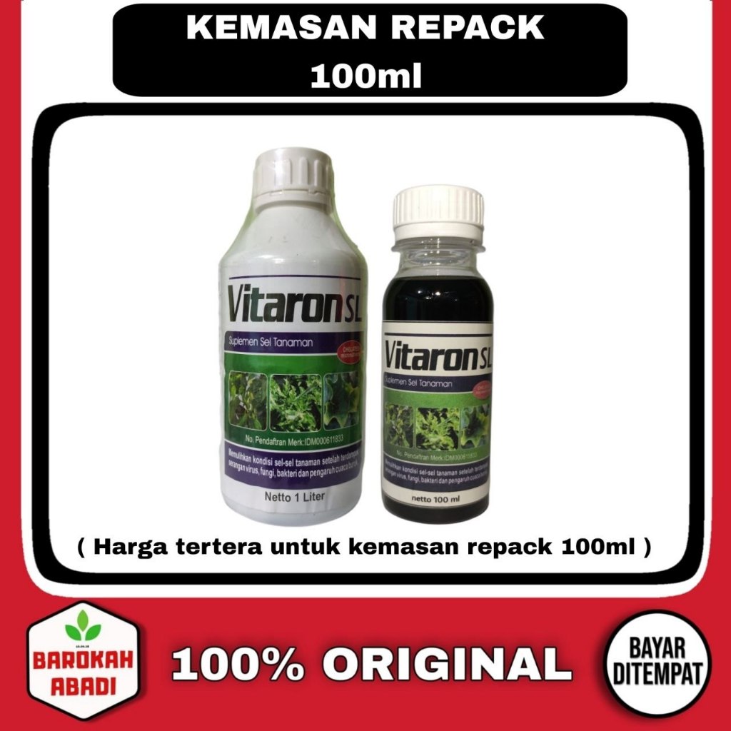 VITARON SL 100ML suplemen sel tanaman memperbarui sel tanaman yang rusak