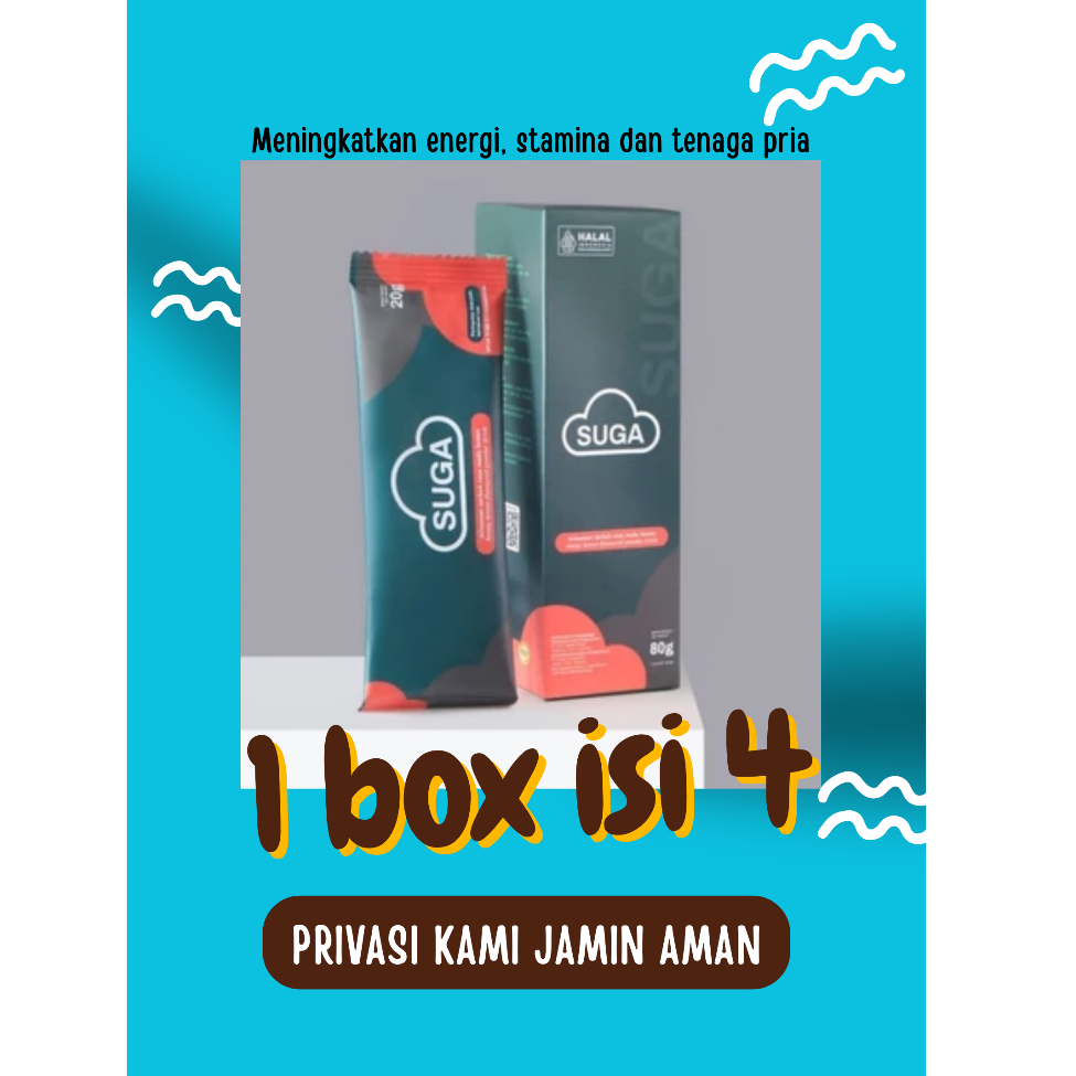 SUGA Minuman Serbuk Rasa Ginseng Madu Lemon Herbal Natural Minuman Energi Stamina Tenaga Pria Siap A