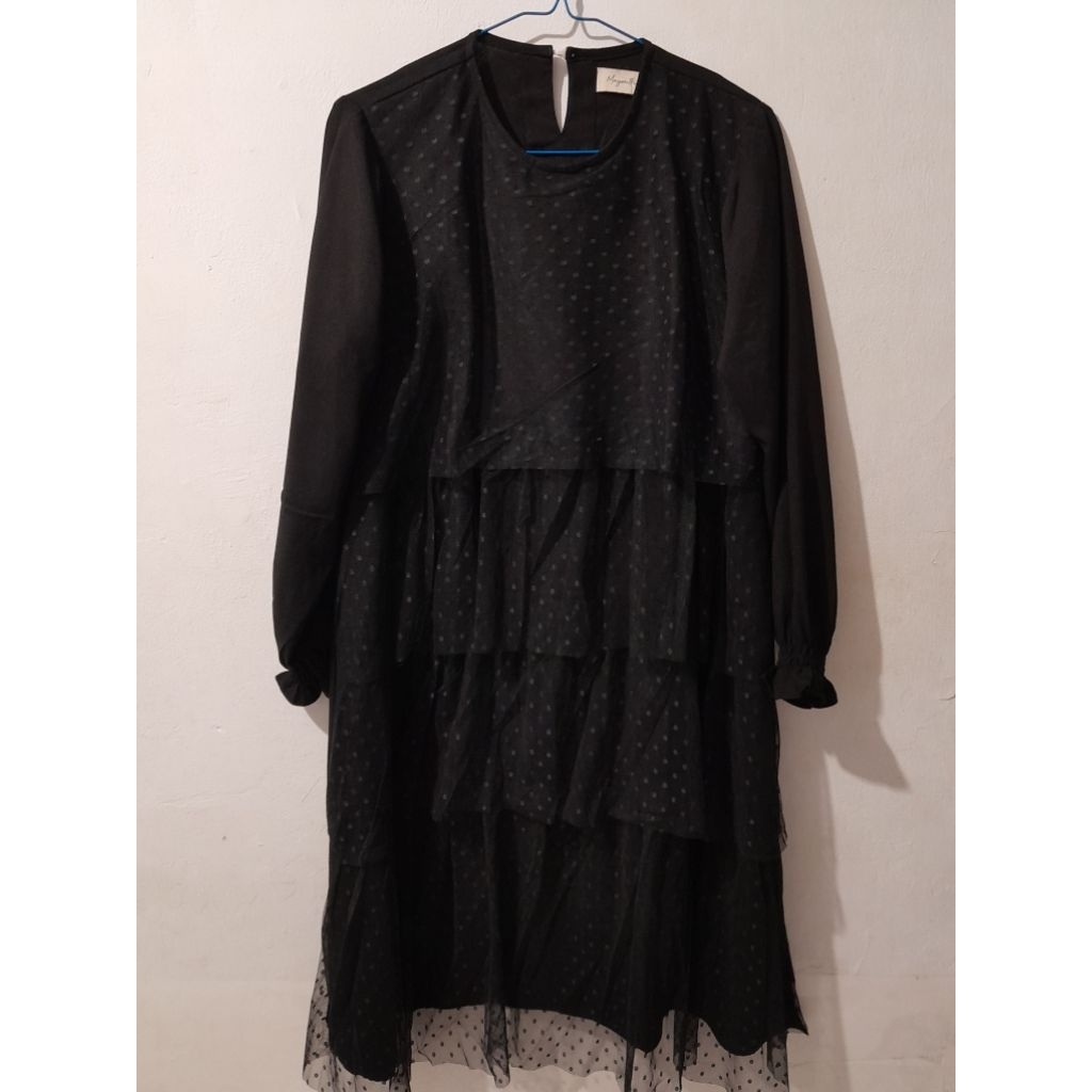 [PRELOVED] Tunik Mayoutfit Black/ Tunik Warna Hitam/ Tunik Mayoutfit