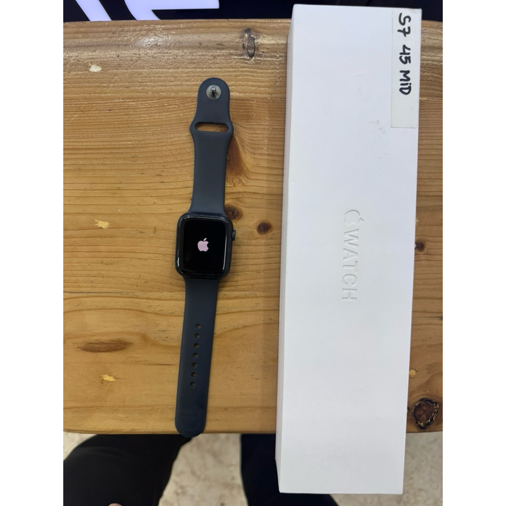 Apple watch series 7 45mm ex resmi ibox fulset original iwatch murah