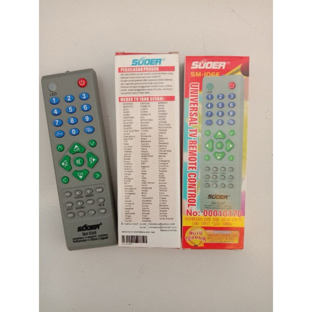 REMOTE TV SUOER SM-106E / REMOTE MULTI