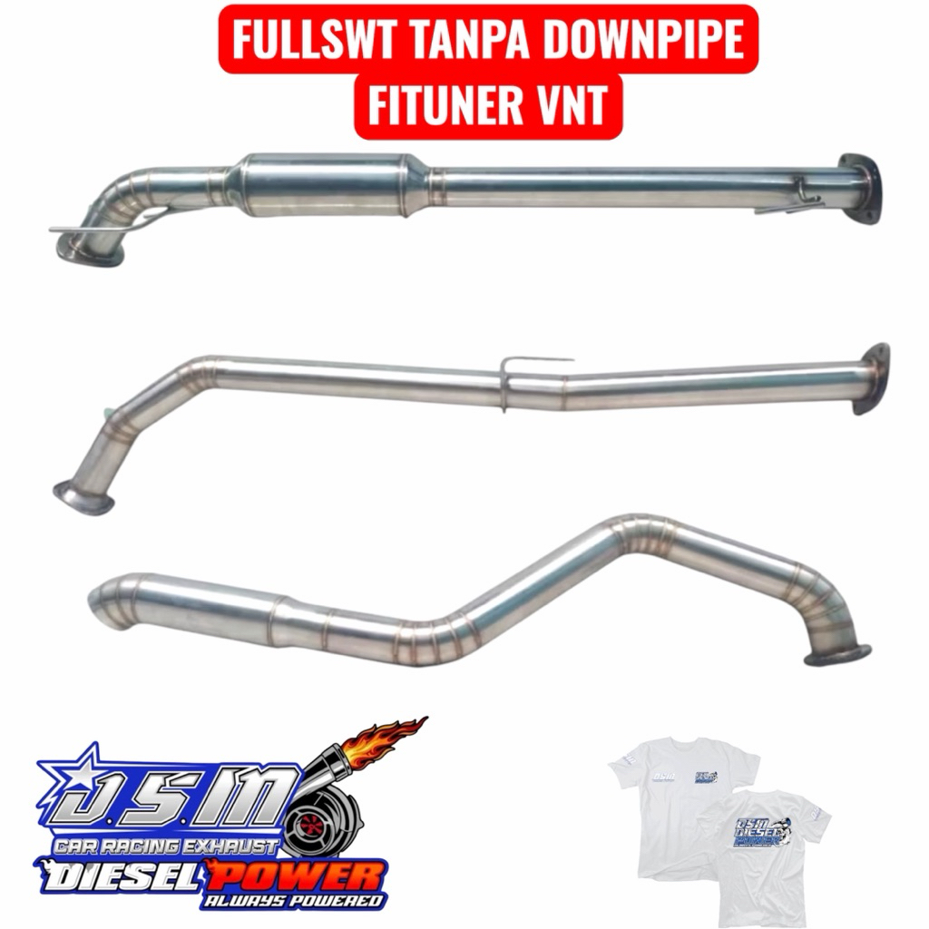Knalpot Fortuner VNT Tanpa Downpipe,Fotuner Vnt