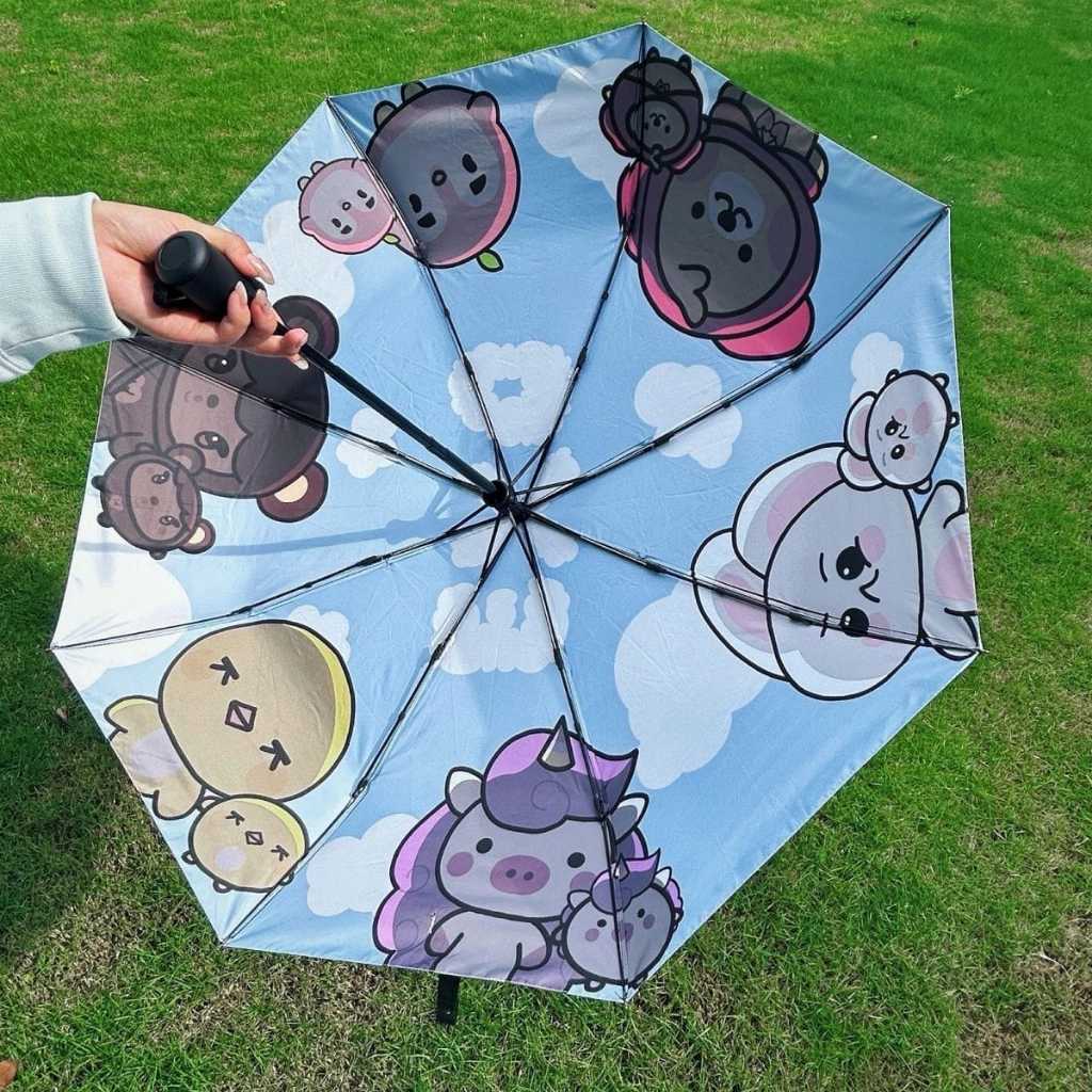 [PO] EXO Payung Umbrella Lipat Karakter Doll EXO
