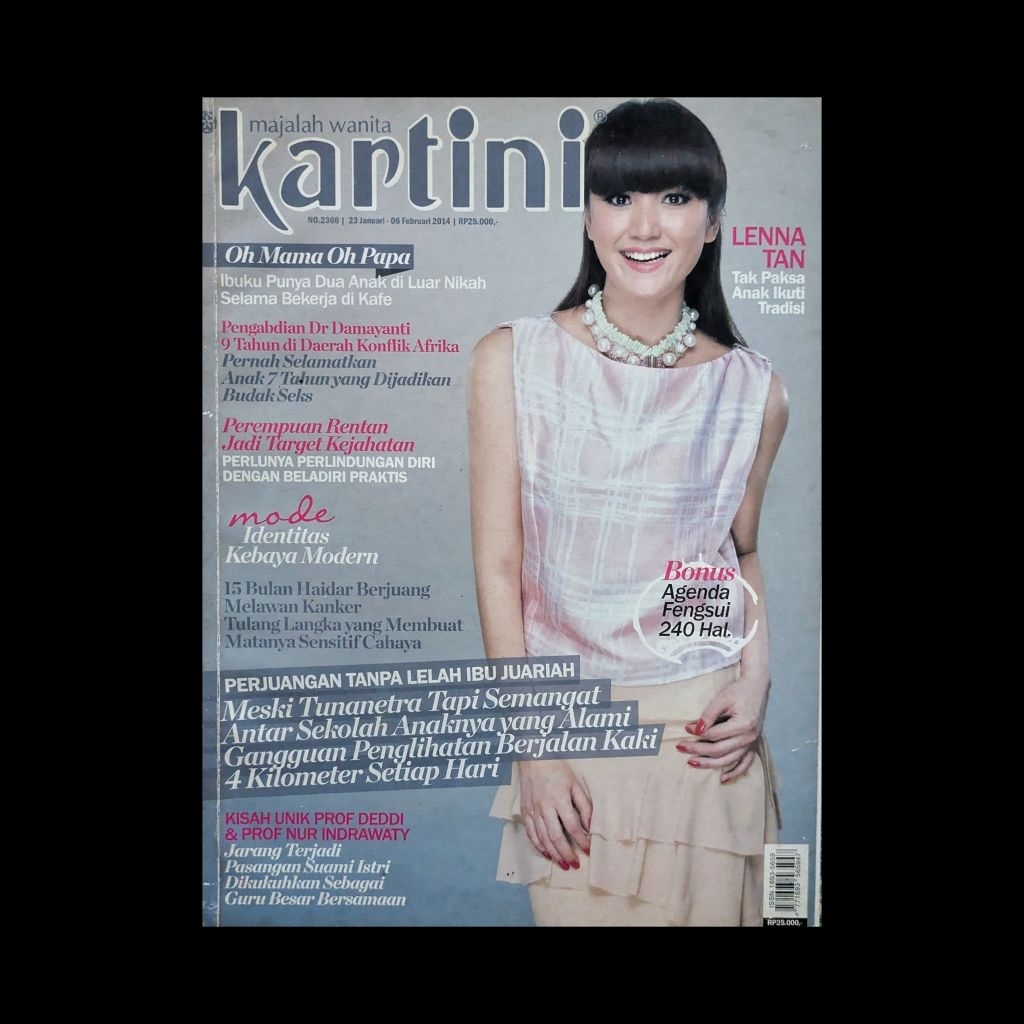 Majalah Kartini, No. 2366/2014 - Cover: Lenna Tan // Amalia Sigit - Yoona Snsd - Andi Arsyil - Oki S