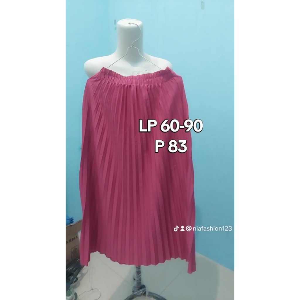 gamis remaja dan rok plisket