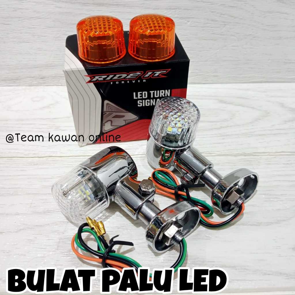 Sein reteng Bulat dan kotak palu LED lampu sein bulat palu LED CB GL bulat palu led RIDE IT