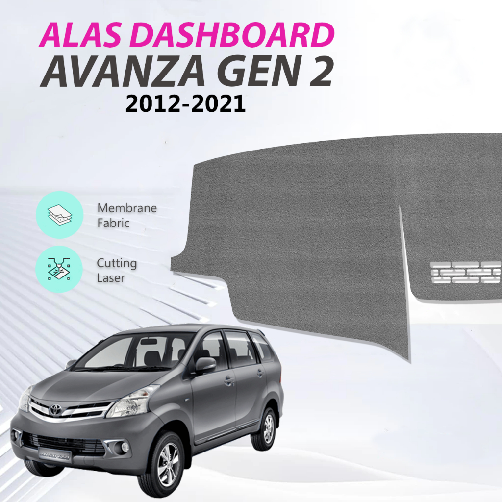 ALAS BULU DASHBOARD MOBIL VELOZ - COVER KARPET PELINDUNG DASBOR TOYOTA AVANZA 2012 2013 2014 - 2021