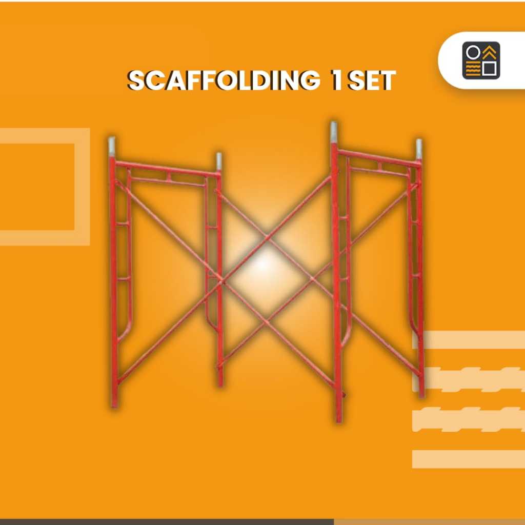 Scaffolding 1 set Lengkap 1.7Mx1.2M SET (Baca Deskripsi Produk)