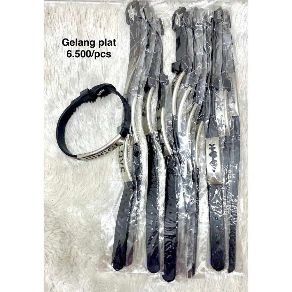 GELANG KARET PLAT//GELANG PLAT BAHAN KARET//UNTK PRIA WANITA//GELANG PLAT KARET