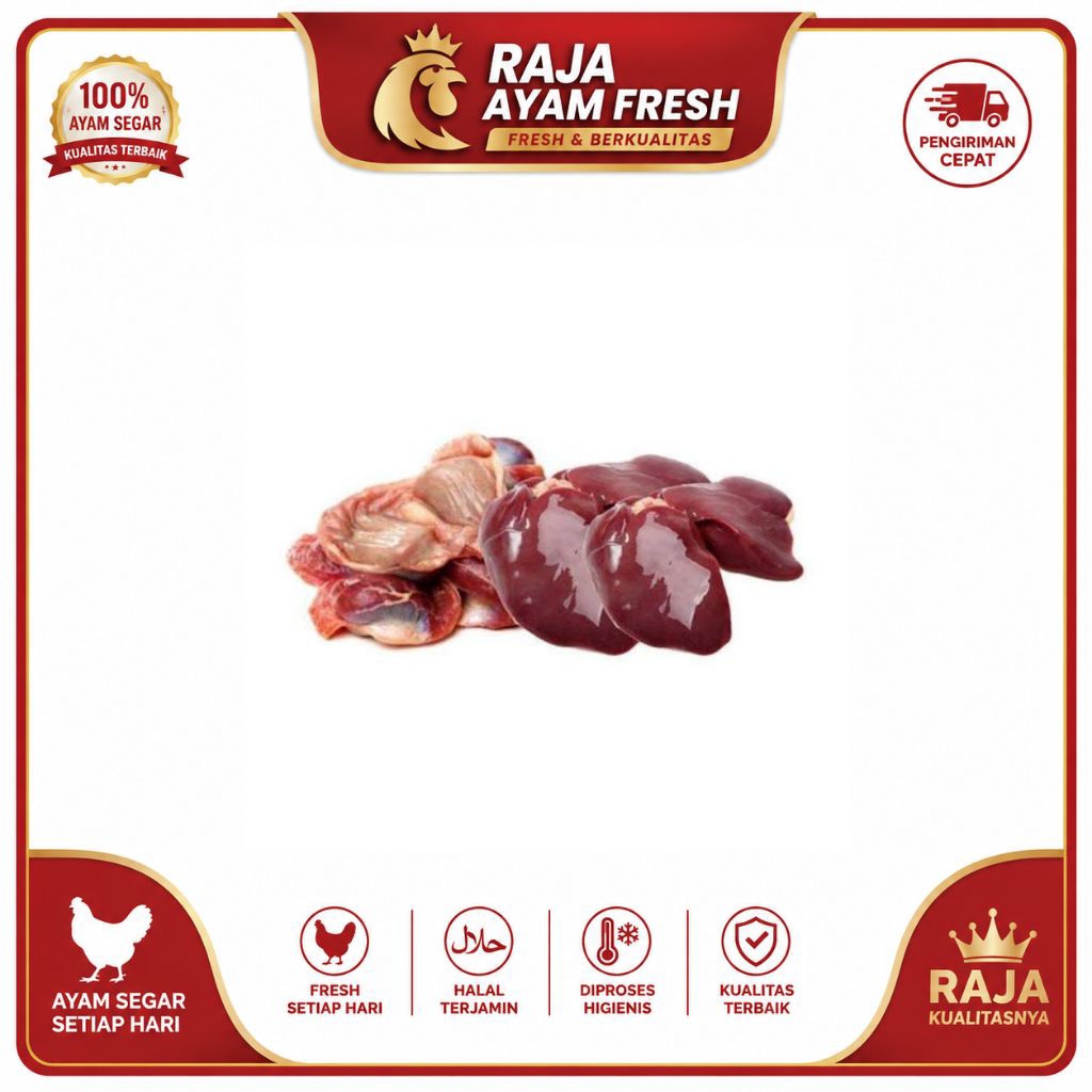 AYAM HATI AMPELA FRESH SEGAR 1KG MURAH SURABAYA
