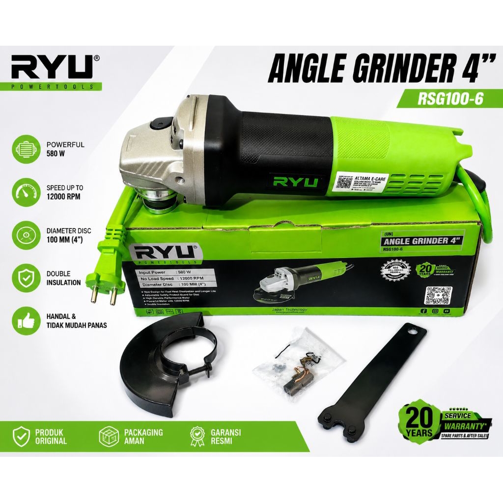 Gerinda Listrik Ryu RSG100-6