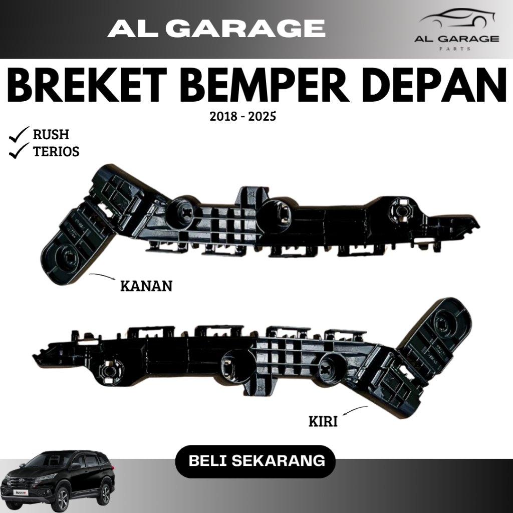 BREKET BEMPER DEPAN RUSH TERIOS 2018 - 2025