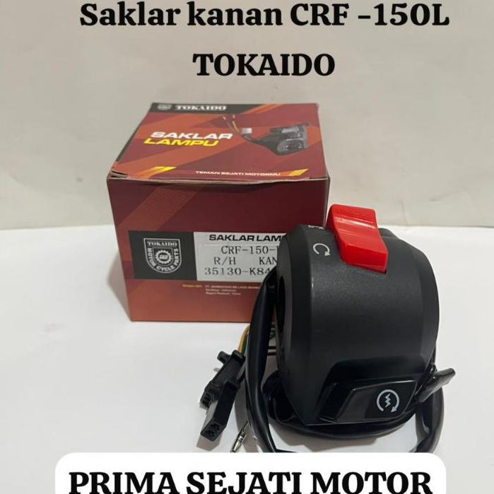 SAKLAR R/H KANAN / SAKLAR STATER SET CRF 150 TOKAIDO