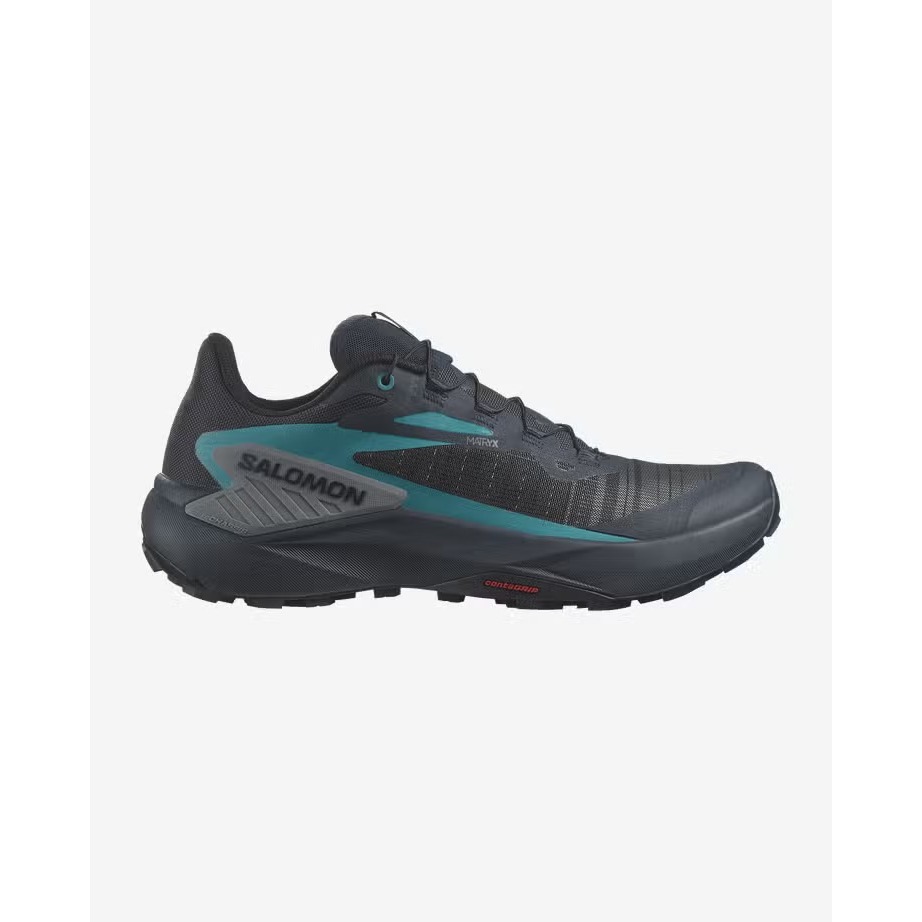 Original Salomon Genesis Trail Running Shoes - Carbon Tahitian Tide Quiet Shade
