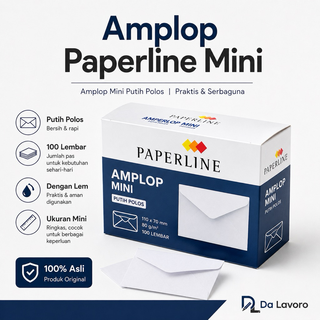AMPLOP MINI PUTIH 100 LEMBAR / AMPLOP KANTOR AMPLOP KONDAGAN