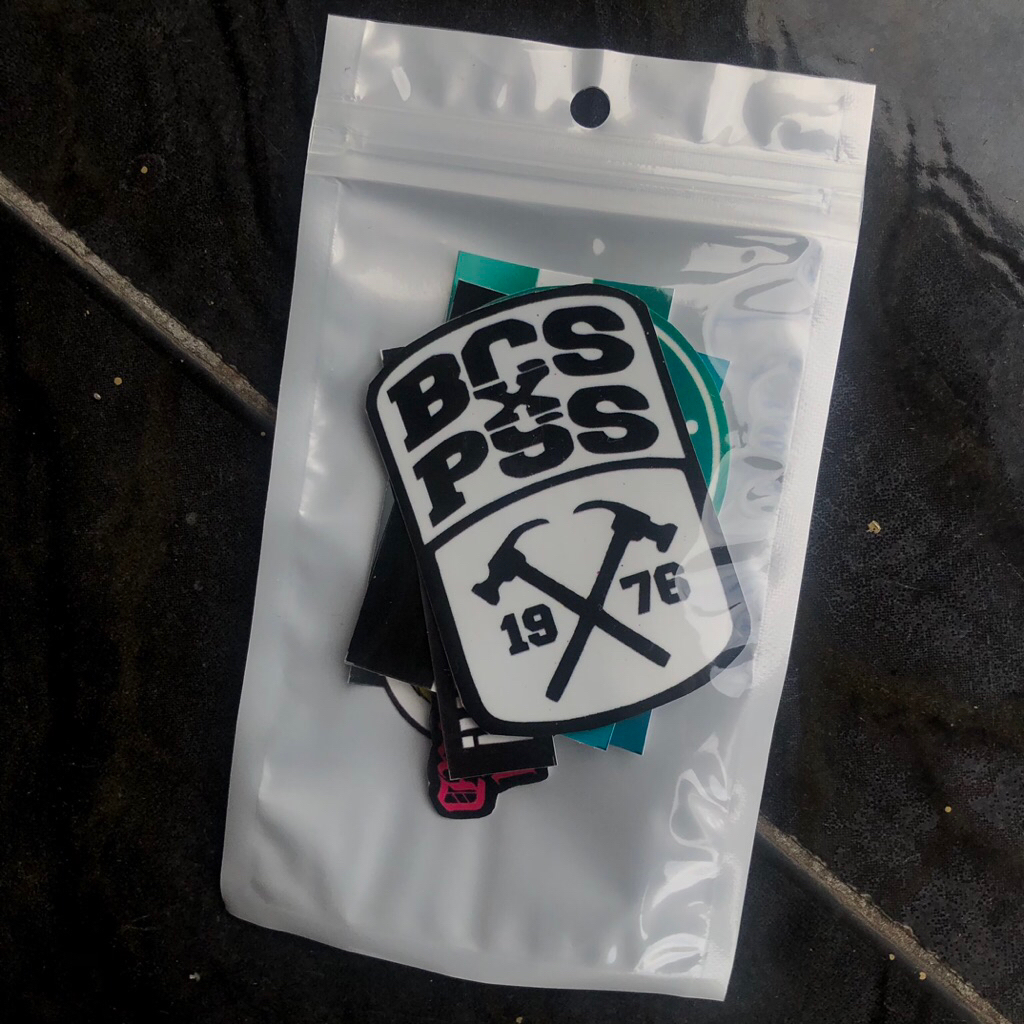 Sticker Pack PSS Sleman Vinyl Glossy Anti Air Murah