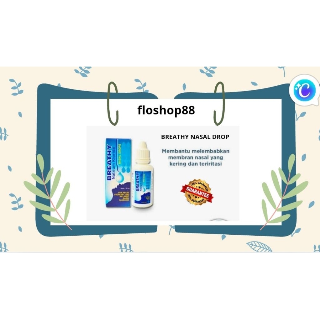 BTEATHY NASAL DROP / BREATHY NASAL DROP BABY / BREATHY NASAL DROPS / BREATHY NASAL DROP 30ML /  BREA