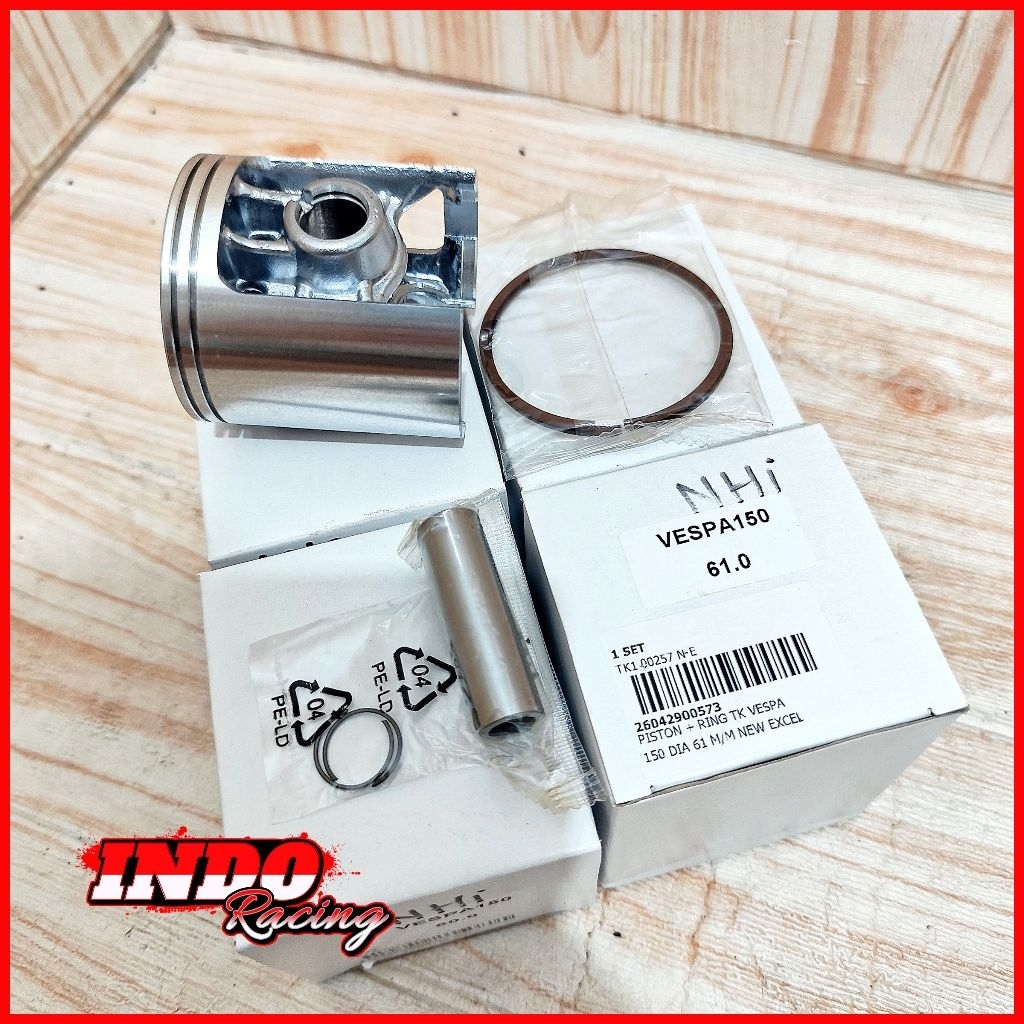 Piston seher TK Racing Excel Vespa 2tak 60 61 62 63 64mm