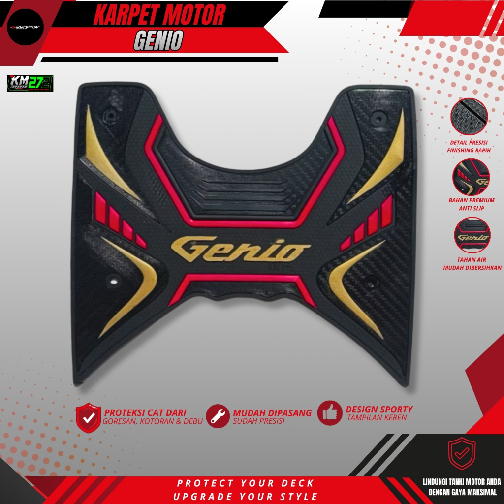 KARPET MOTOR GENIO - KARPET GENIO - AKSESORIS MOTOR HONDA GENIO