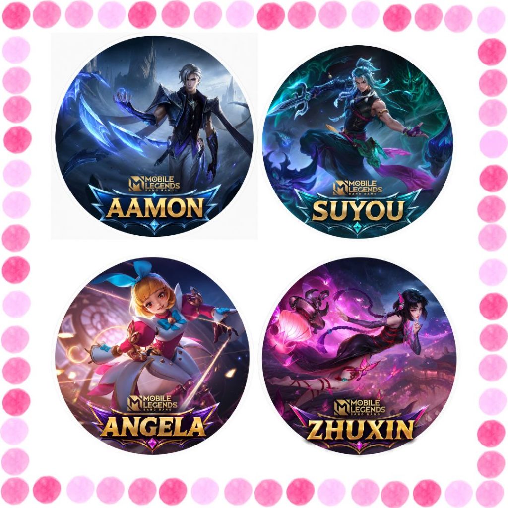 Pin, Gantungan Kunci, Dan Magnet Hero Mobile Legends Pin Karakter Mobile Legends - Bang Bang