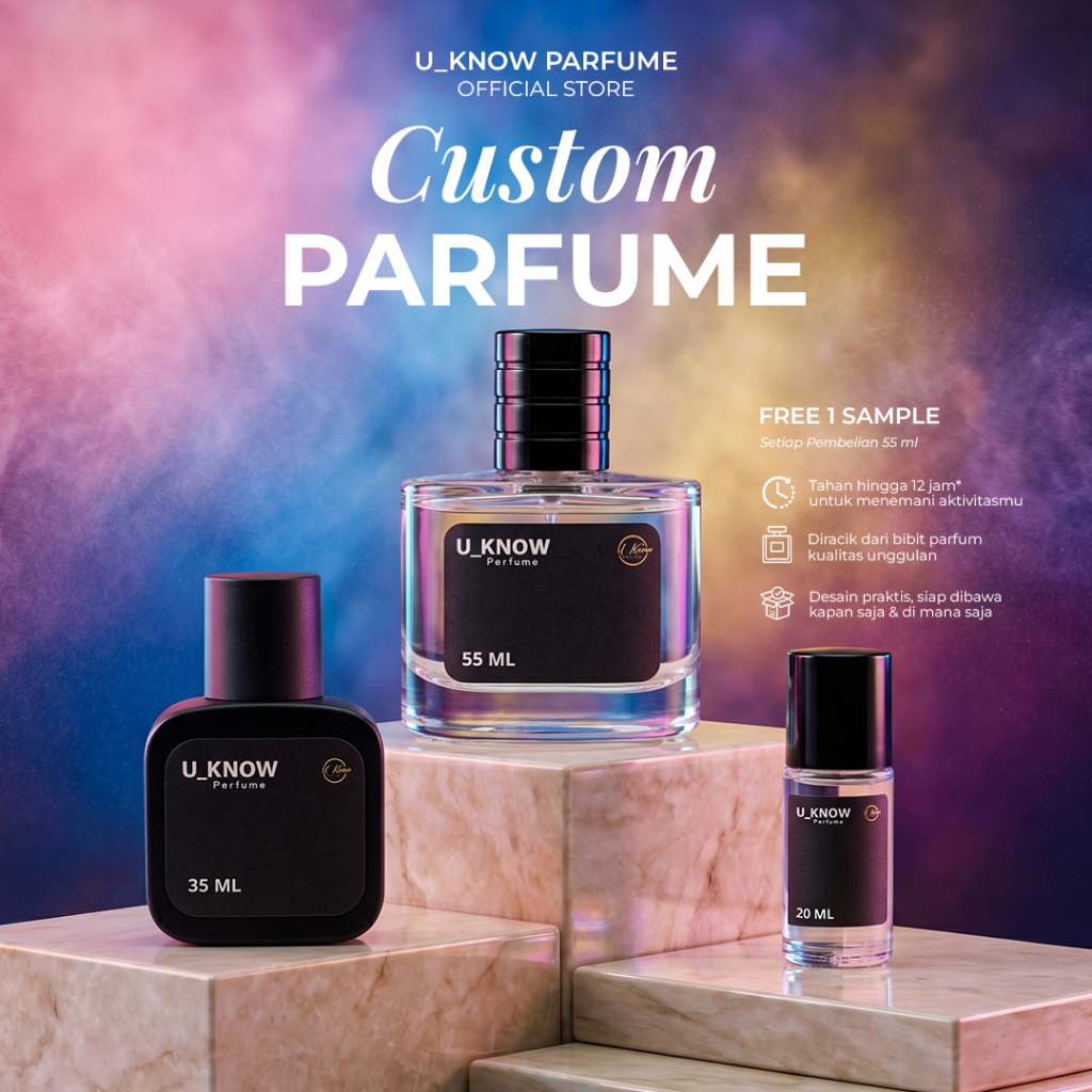 MIX PARFUME BEST SELLER (2 AROMA BEBAS REQUEST) BY U_KNOW PARFUME